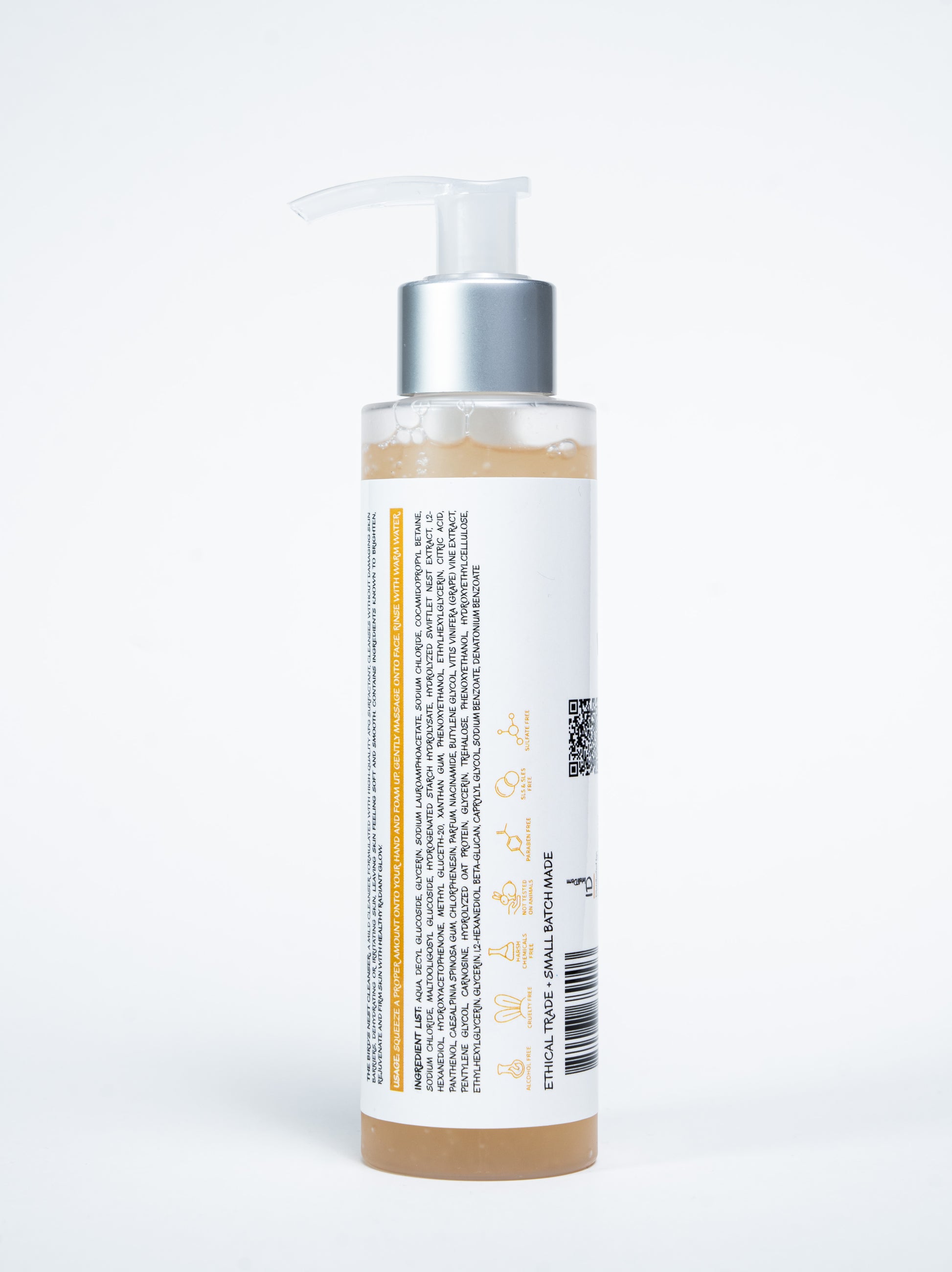 The Bird's Nest Cleanser Label