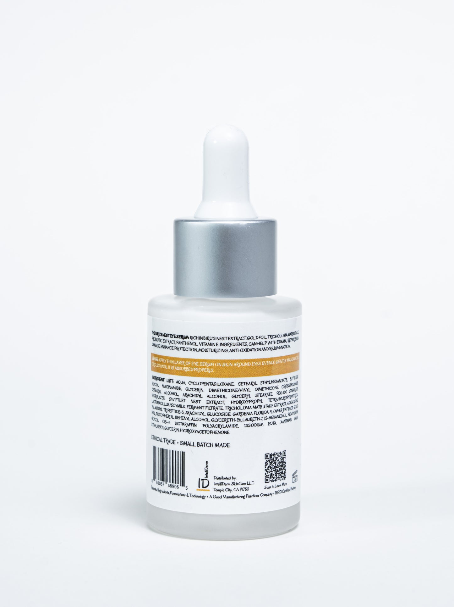 The Bird's Nest Eye Serum Label