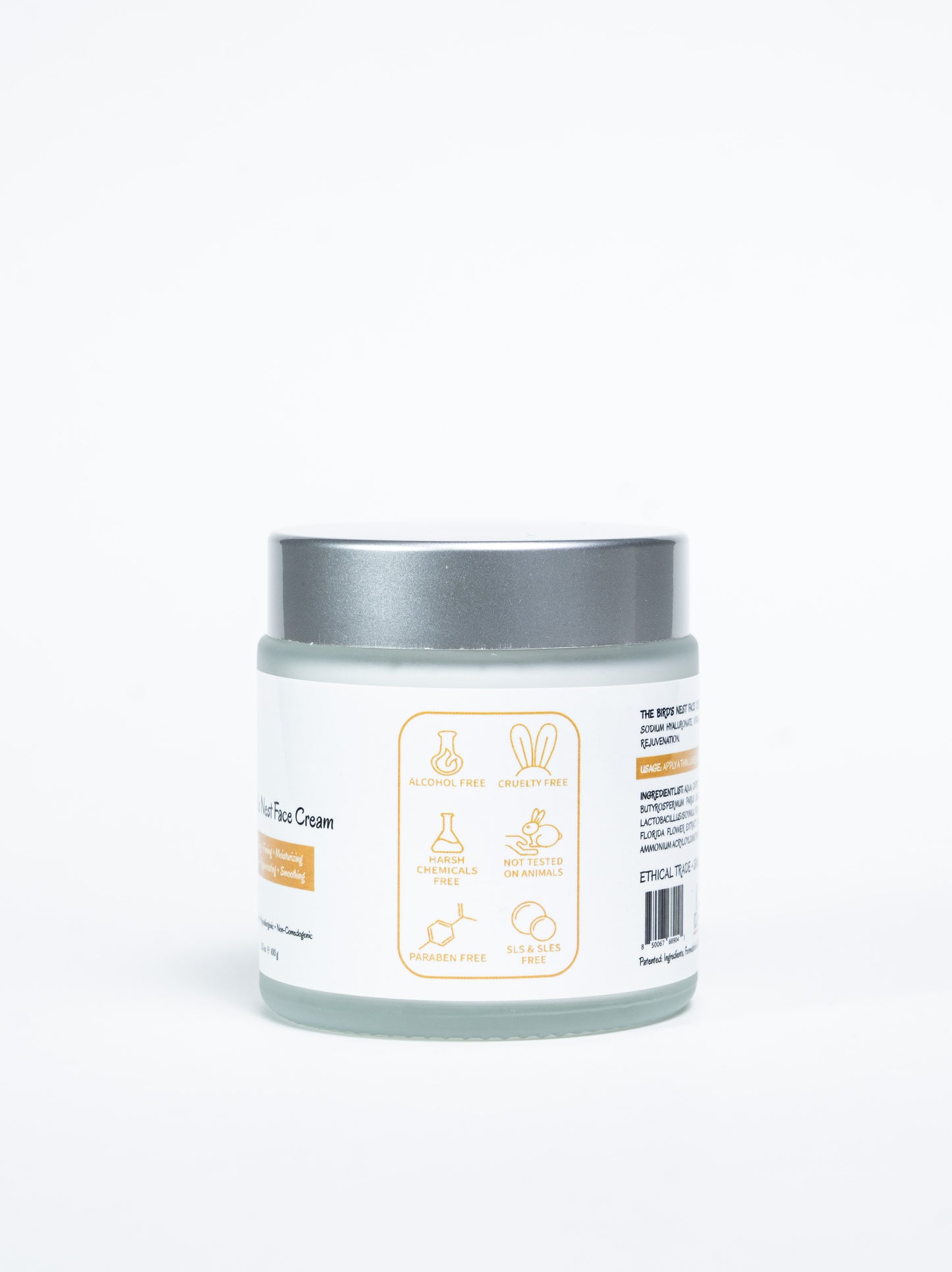 The Bird's Nest Face Cream Label