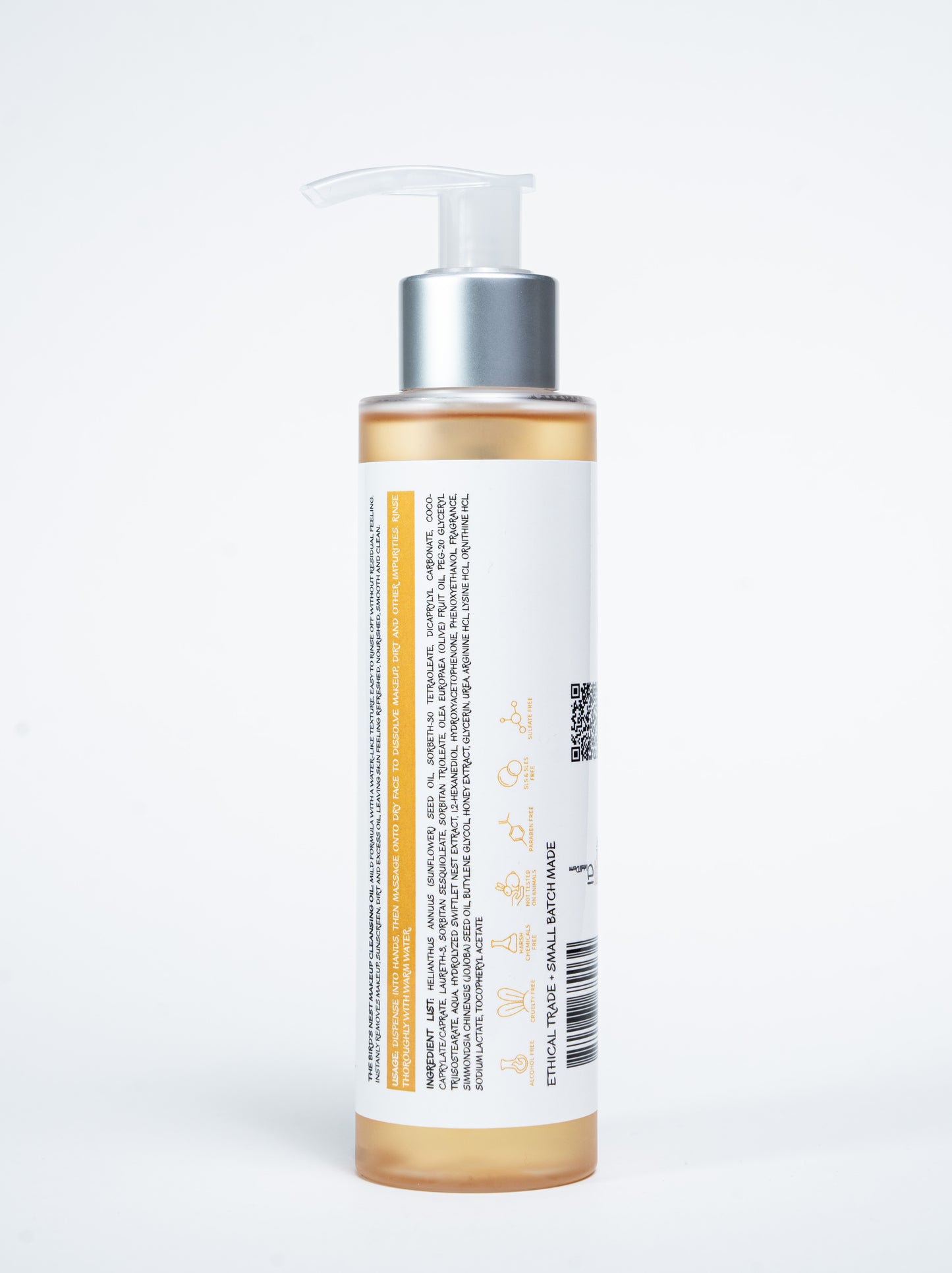 The Bird's Nest Makeup Cleansing Oil Label