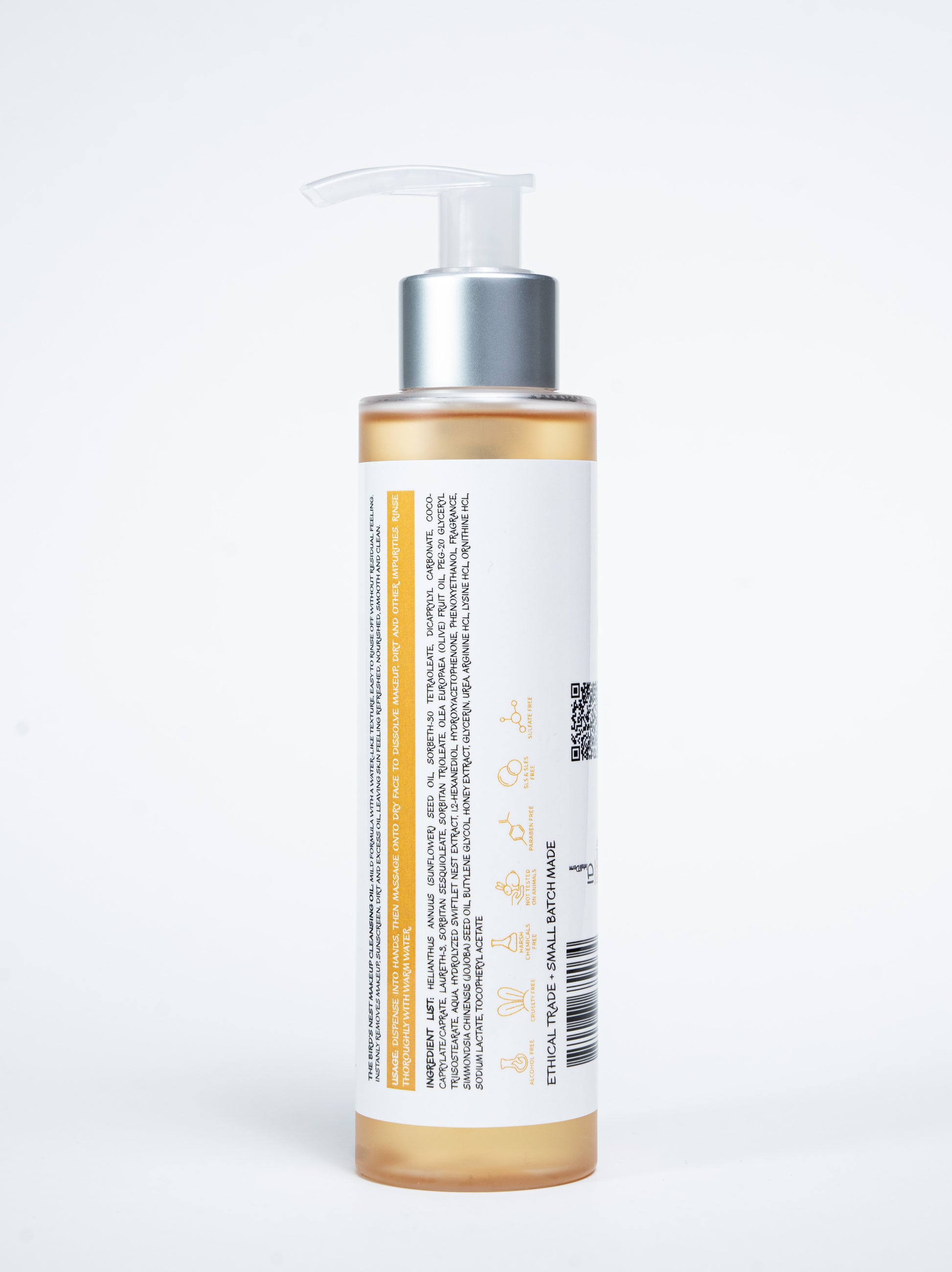 The Bird's Nest Makeup Cleansing Oil Label
